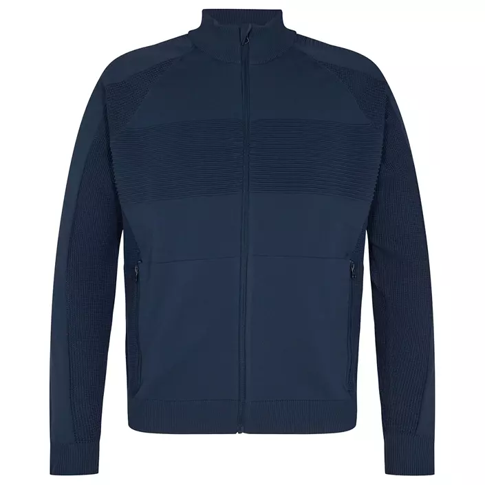 Engel X-treme stickad cardigan, Blue Ink, large image number 0