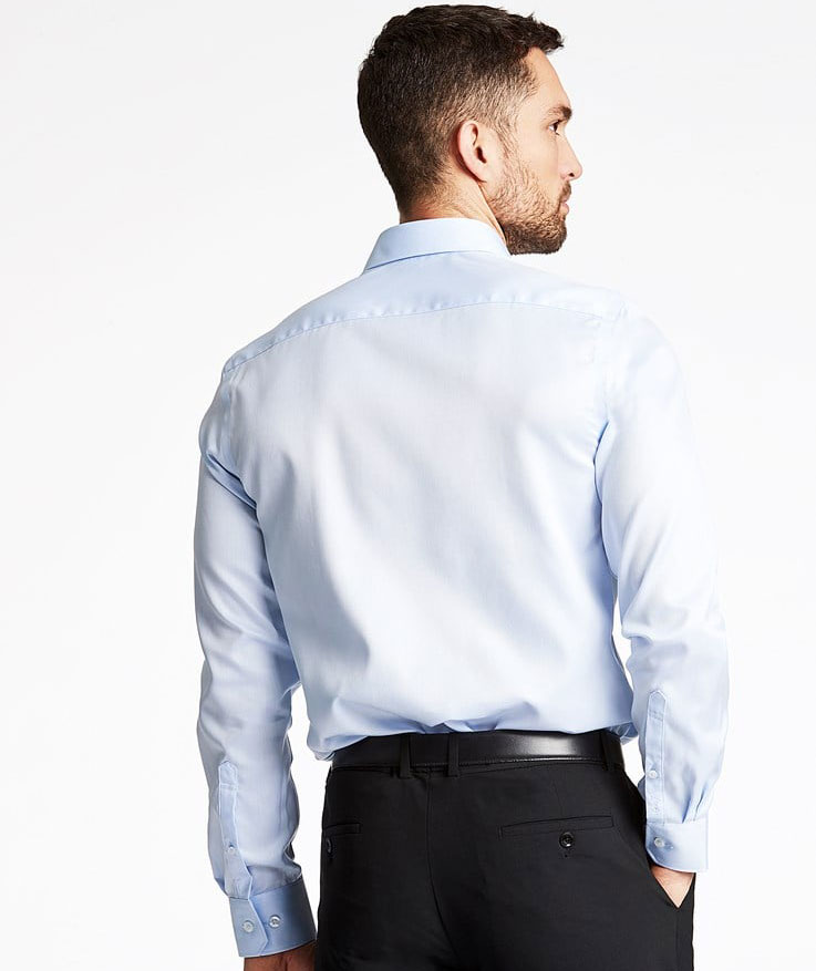 Lindbergh 1927 Twill Modern fit shirt, Light Blue, large image number 3