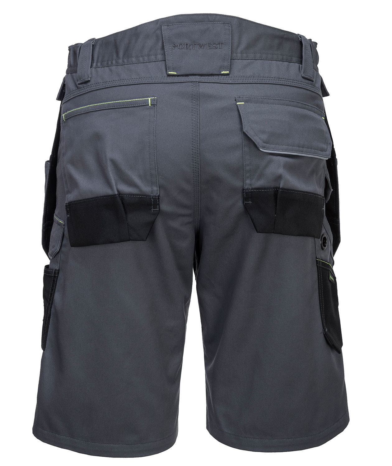 Portwest PW3 craftsmens shorts, Zoom grey/Black, large image number 1