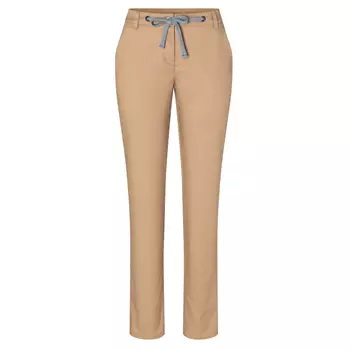 Karlowsky women's chino trousers with stretch, Sahara