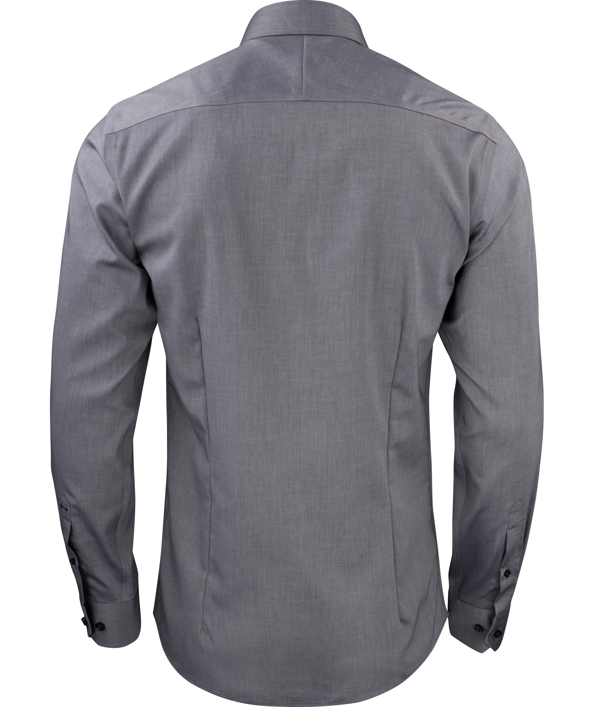 J. Harvest & Frost Twill Green Bow O1 regular fit skjorte, Gr&aring;, large image number 1