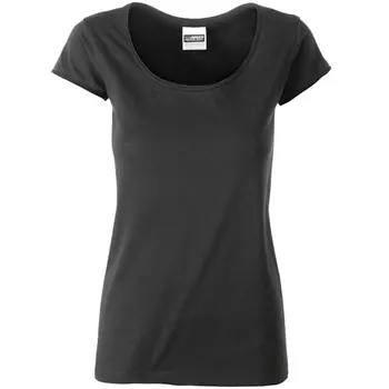 James & Nicholson women's T-shirt, Black