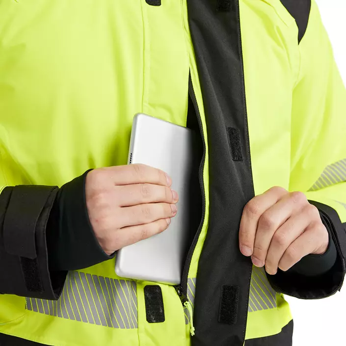 Blåkläder vinter parkajakke, Hi-vis Gul/Sort, large image number 5
