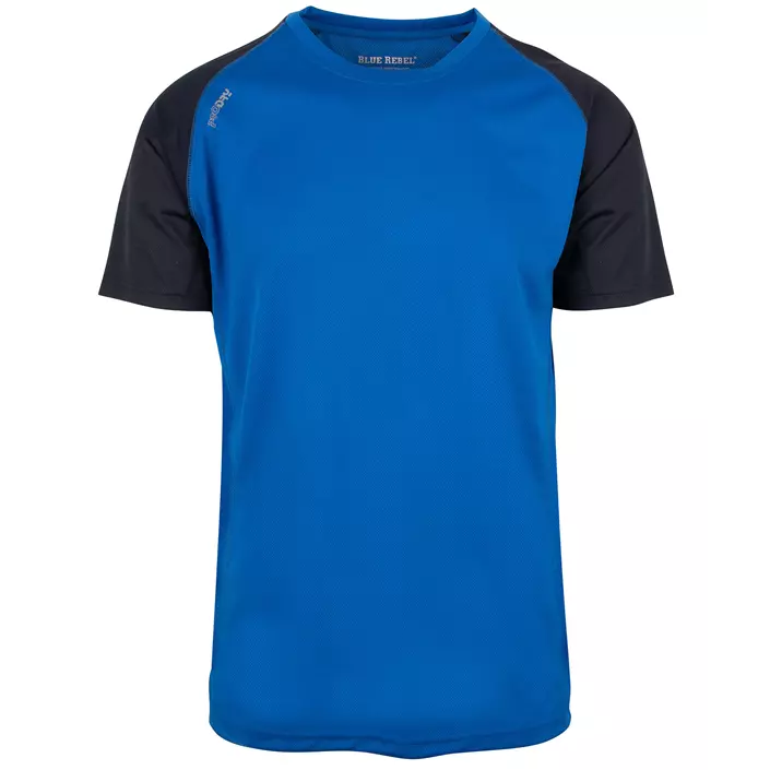 Blue Rebel Dragon Kontrast  T-Shirt, Kornblumenblau, large image number 0