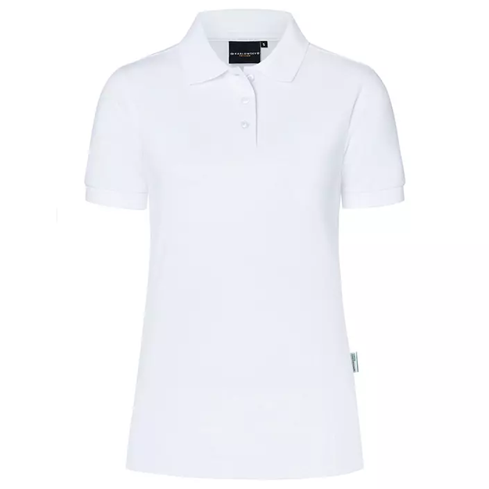 Karlowsky Modern-Flair dame polo t-shirt, Hvid, large image number 0