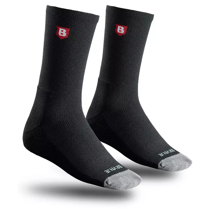 Brynje All Year 3-pack socks, Black, large image number 0