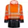 Lyngsøe Multinorm PU Regenjacke, Hi-Vis Orange/Navy, Hi-Vis Orange/Navy, swatch