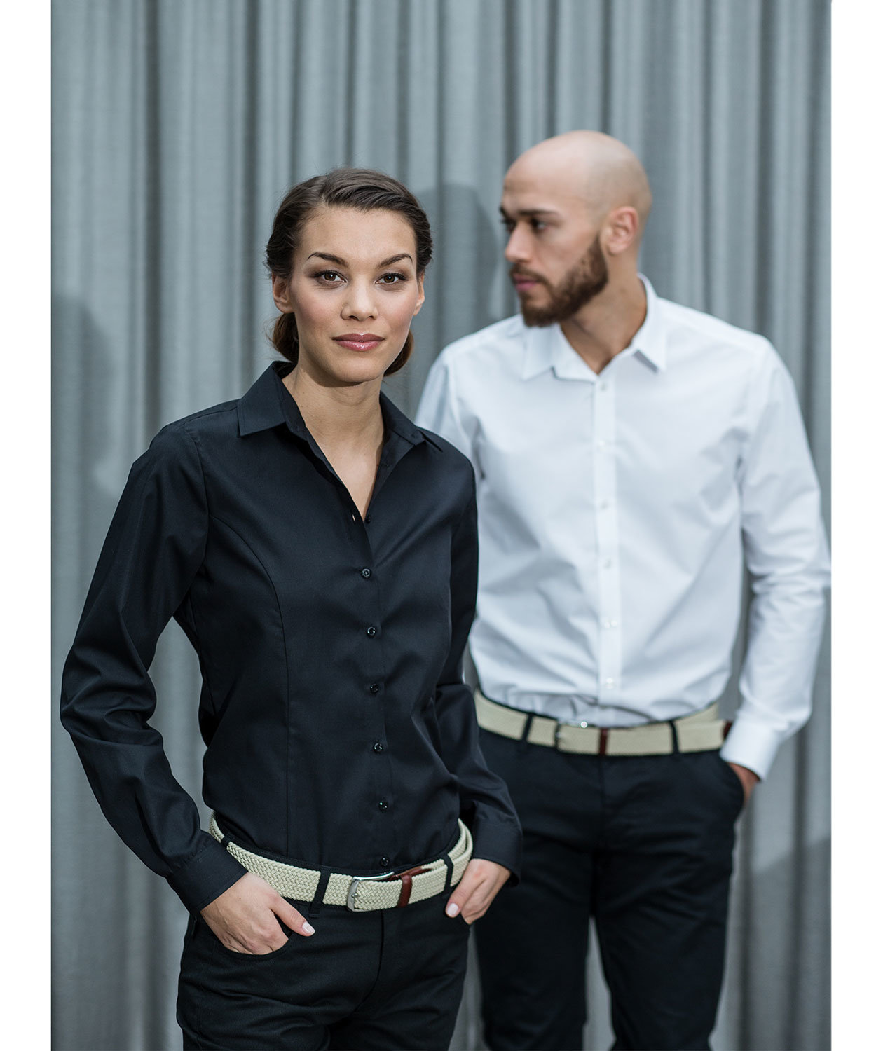 Segers slim fit shirt, White, large image number 1