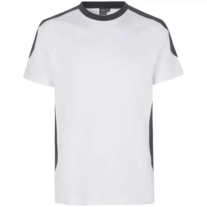 ID Pro Wear kontrast T-skjorte, Hvit, large image number 0