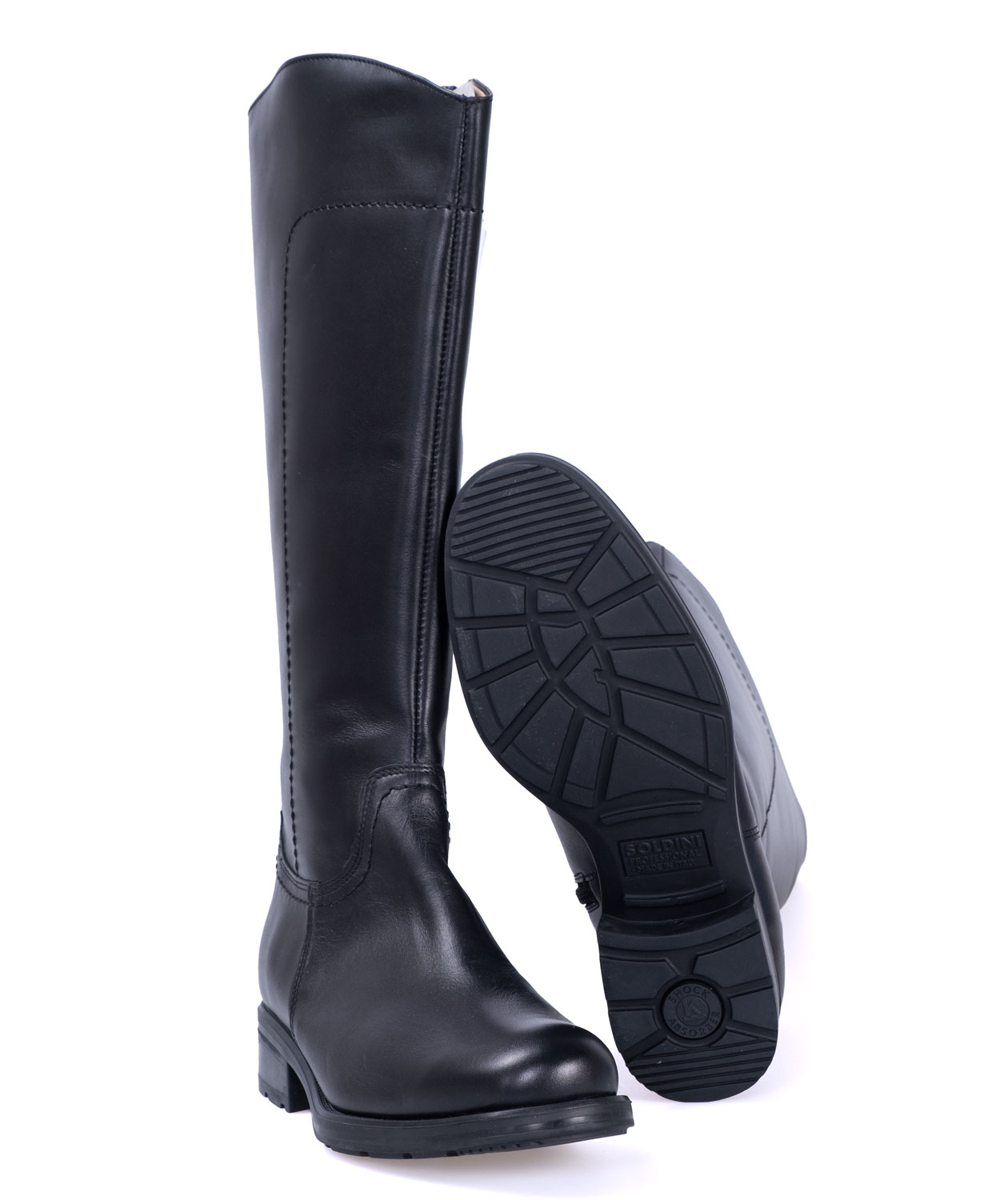 Soldini women's  work boots O2, Black