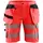 Blåkläder dame håndverkershorts, Hi-Vis Rød, Hi-Vis Rød, swatch