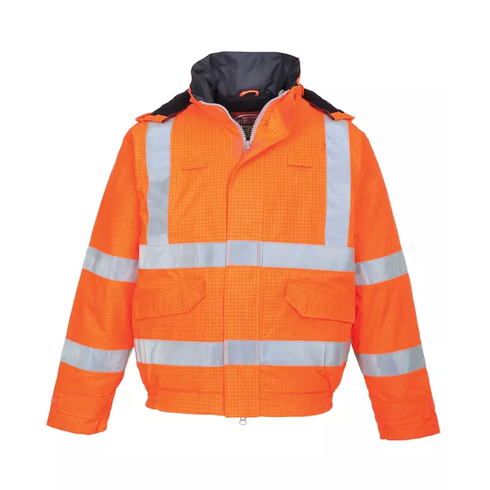 Portwest BizFlame pilot jacket, Hi-vis Orange, large image number 0