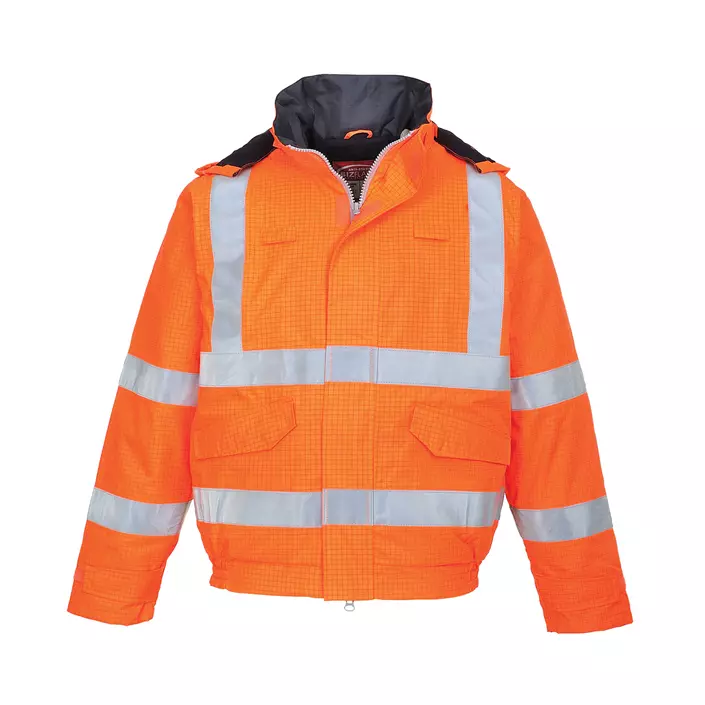 Portwest BizFlame pilot jacket, Hi-vis Orange, large image number 0