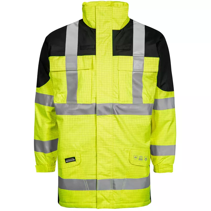 Lyngsøe winter jacket, Hi-vis Yellow/Black, large image number 0