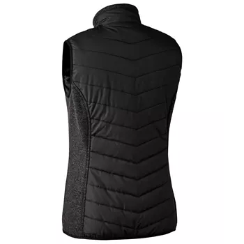 Deerhunter Lady Caroline padded women's vest with knit, Black