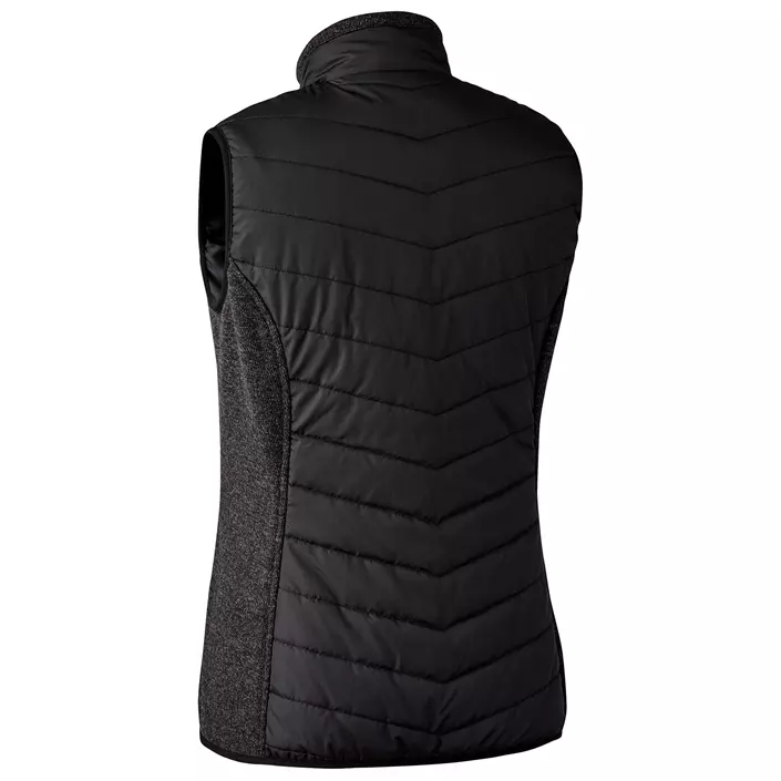 Deerhunter Lady Caroline padded women's vest with knit, Black, large image number 1