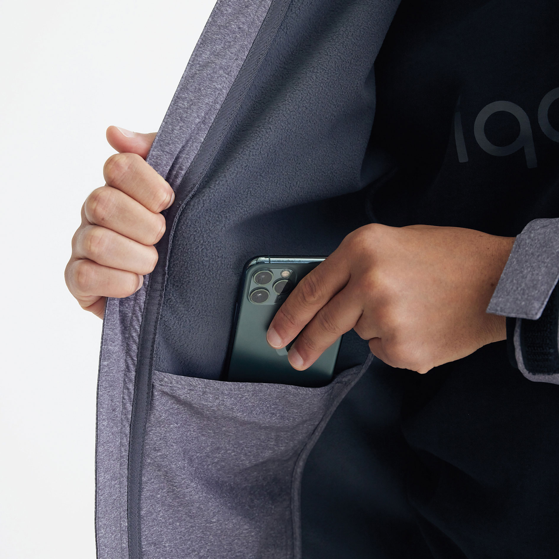 Iqoniq Makalu softshelljacka, Vulcano Heather Grey, large image number 5