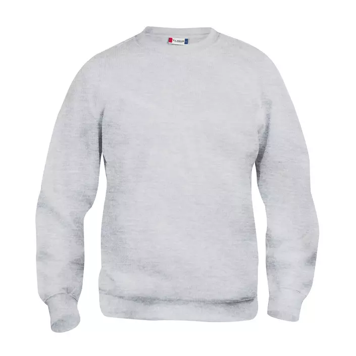 Clique Basic Roundneck sweatshirt, Askegrå, large image number 0