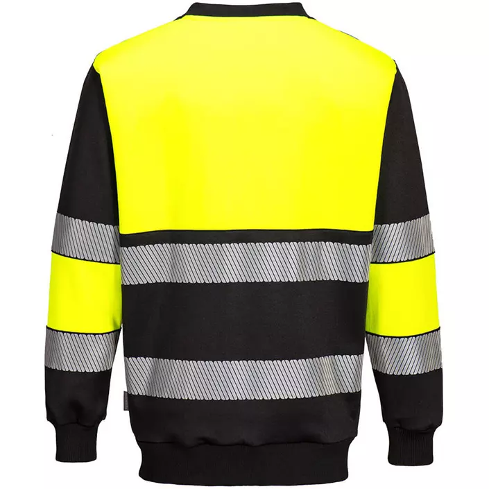 Portwest PW3 sweatshirt, Hi-vis Gul/Sort, large image number 1