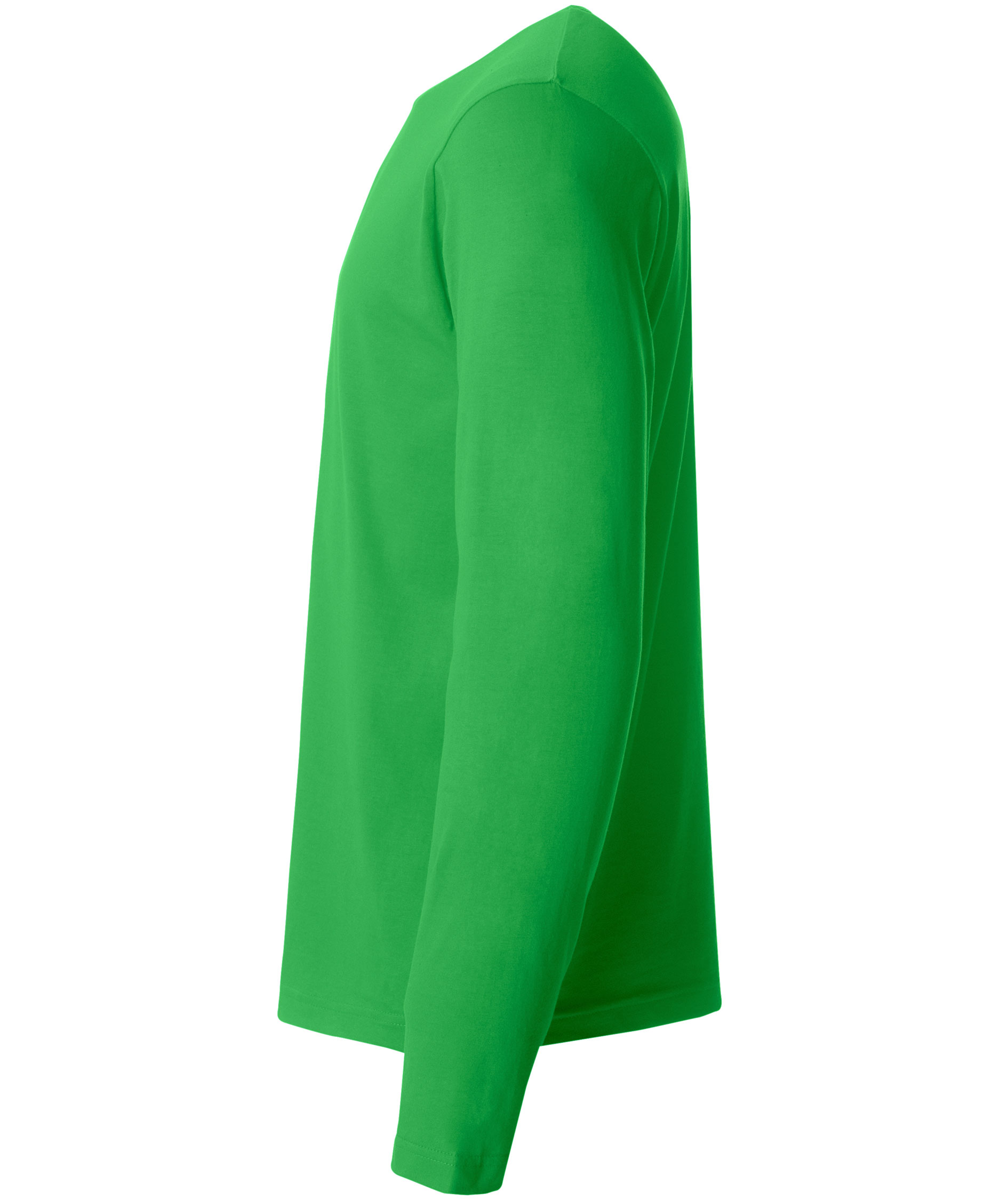Clique Basic-T l&aring;ng&auml;rmad T-shirt, Apple green, large image number 3