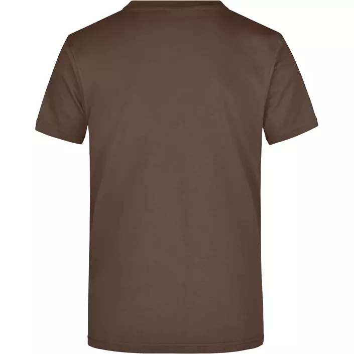 James & Nicholson T-shirt Round-T Heavy, Brown, large image number 1