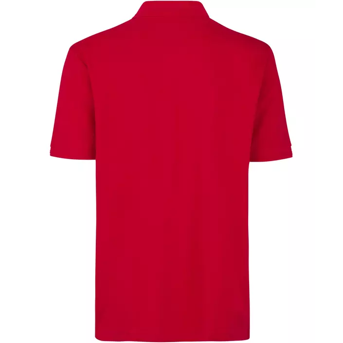 ID PRO Wear Polo T-skjorte med brystlomme, Rød, large image number 1