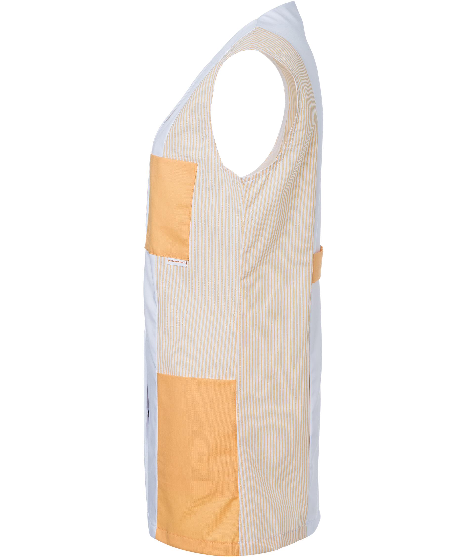 Karlowsky Sabrina women's tunic without sleeves, White/ochre, large image number 3