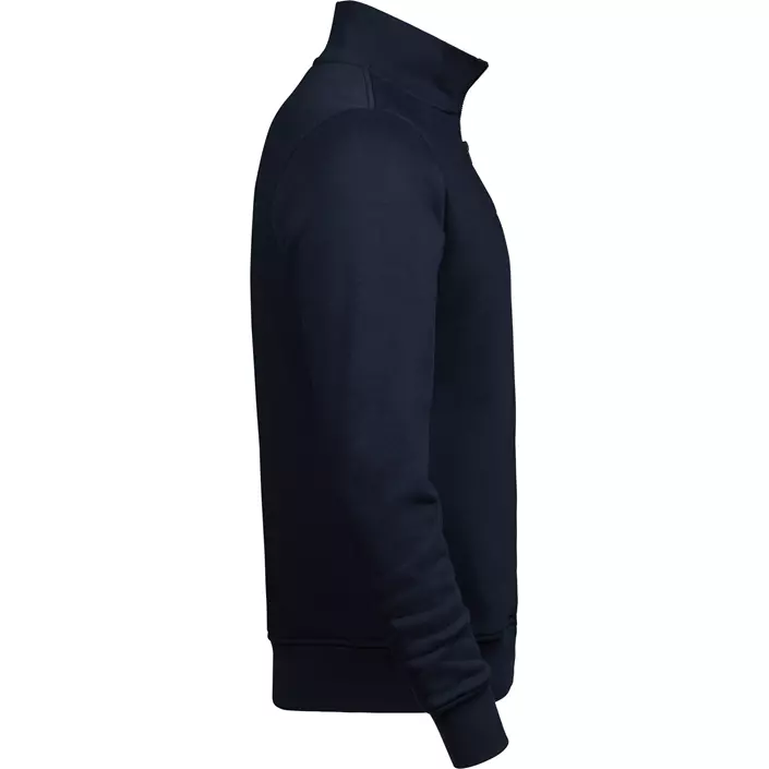 Tee Jays sweatshirt med kort lynlås, Navy, large image number 3