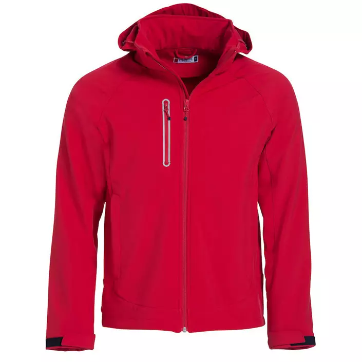 Clique Milford softshell jacket, Red, large image number 0
