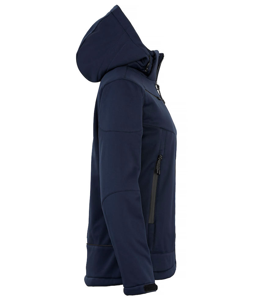 Clique Grayland softshelljacka dam, Dark navy, large image number 2