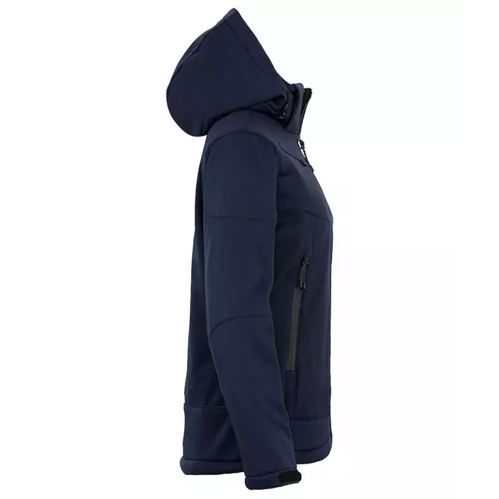 Clique Grayland women's softshell jacket, Dark navy, large image number 2