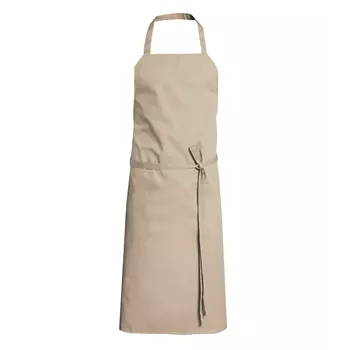 Nybo Workwear All-over bib apron without pockets, Khaki