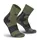 Worik Mohair socks with wool, Army Green/Black, Army Green/Black, swatch