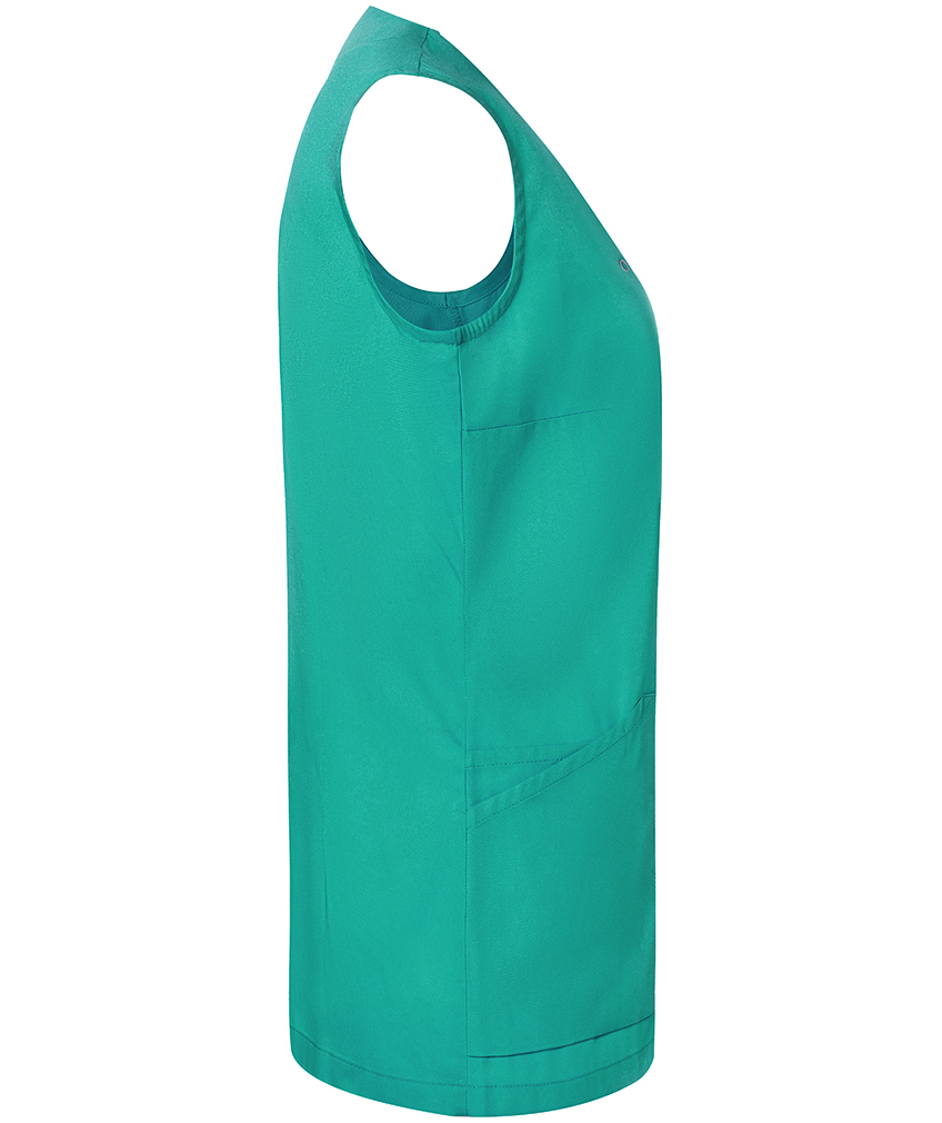 Karlowsky Essential &auml;rml&ouml;s tunika dam, Emerald green, large image number 3