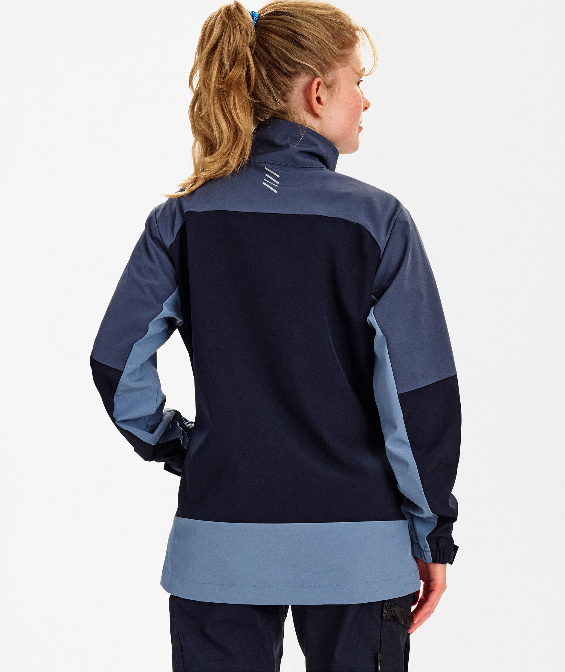 Engel Entire women's softshell jacket, Deep Blue/Dark Sea, large image number 4