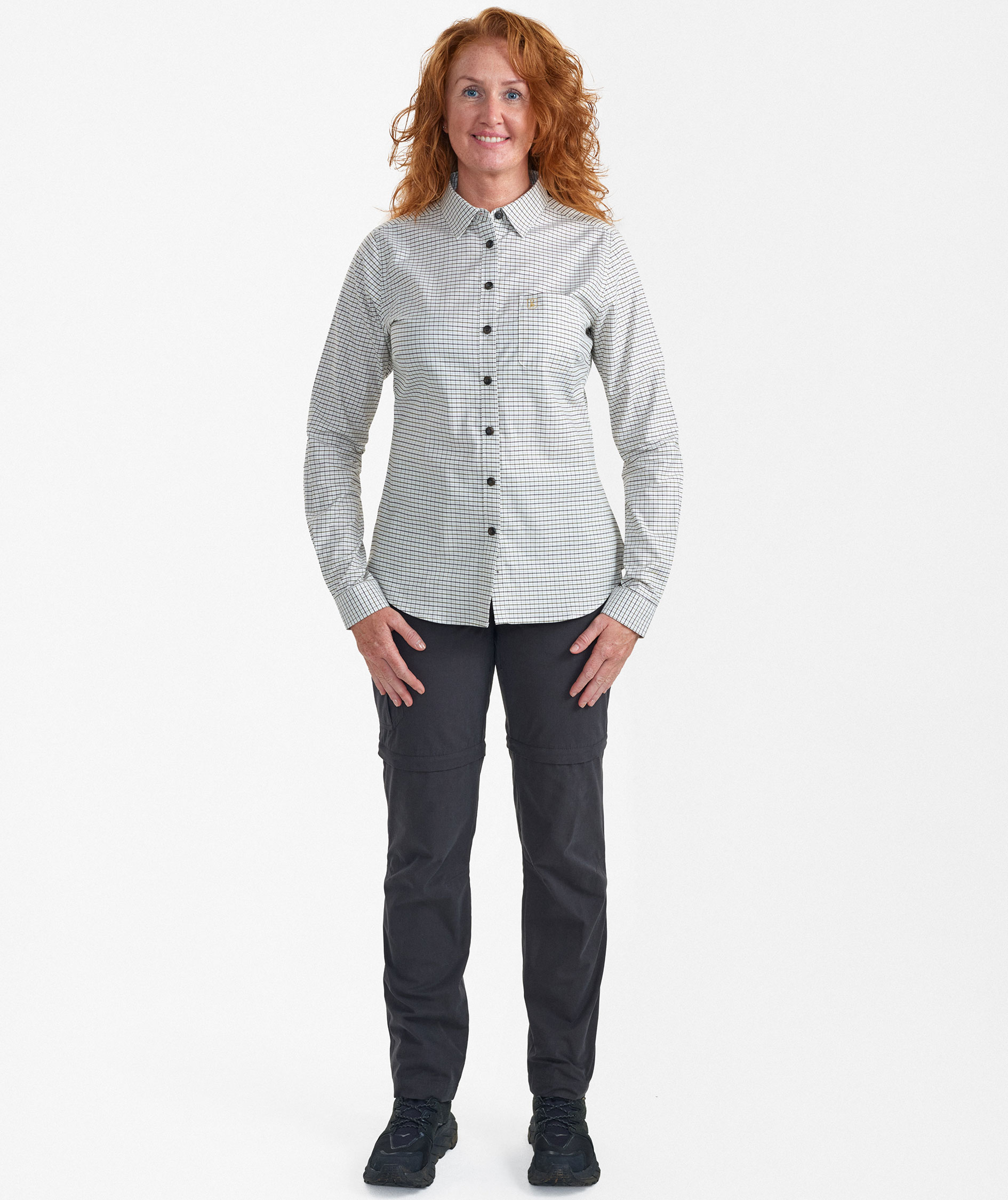 Deerhunter Sara women's shirt, Green Check, large image number 4