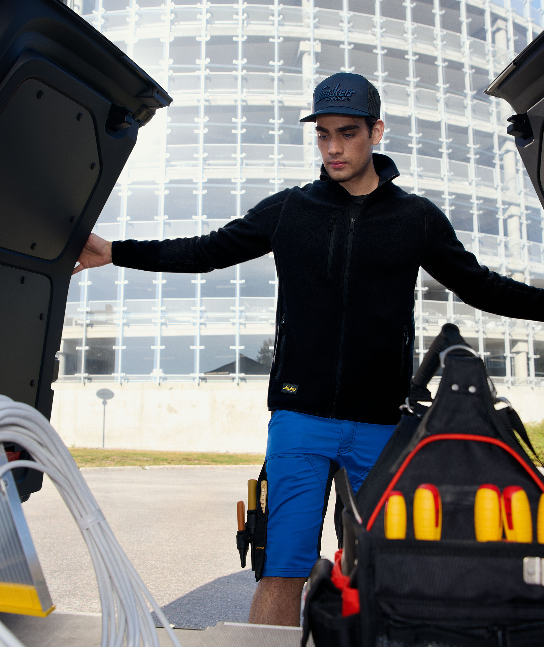 Snickers Polartec&reg; fleece jacket 8422, Black, large image number 1