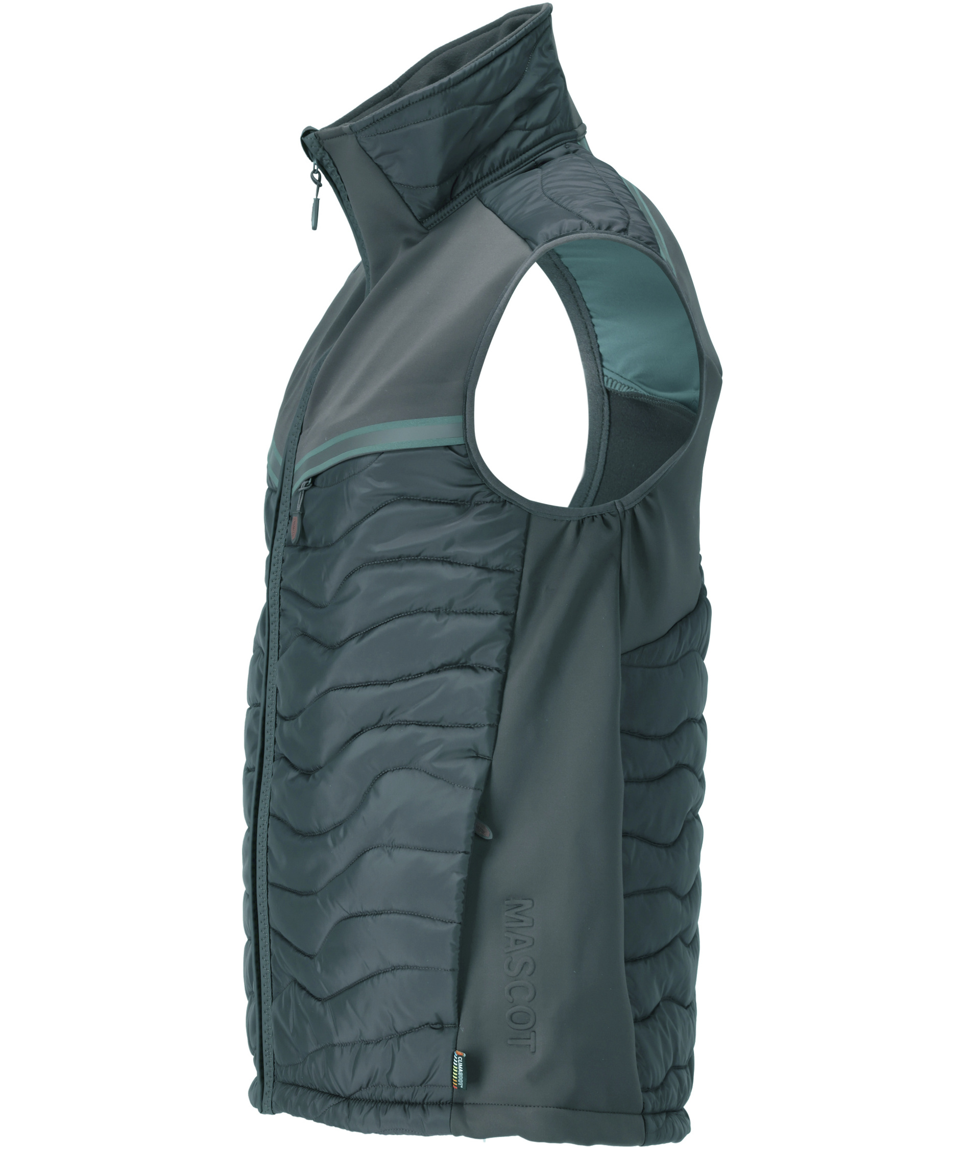 Mascot Customized quilted vest, Forest Green, large image number 3