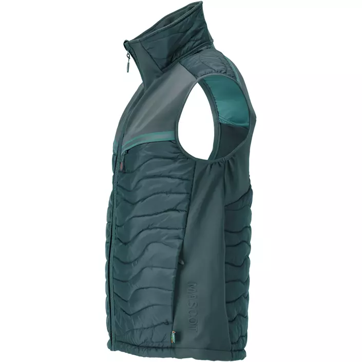Mascot Customized quilted vest, Forest Green, large image number 3