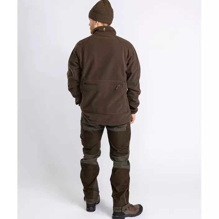 Pinewood Furudal Reversible Camou fleecejakke, Hunting Brown/Strata Blaze, large image number 13