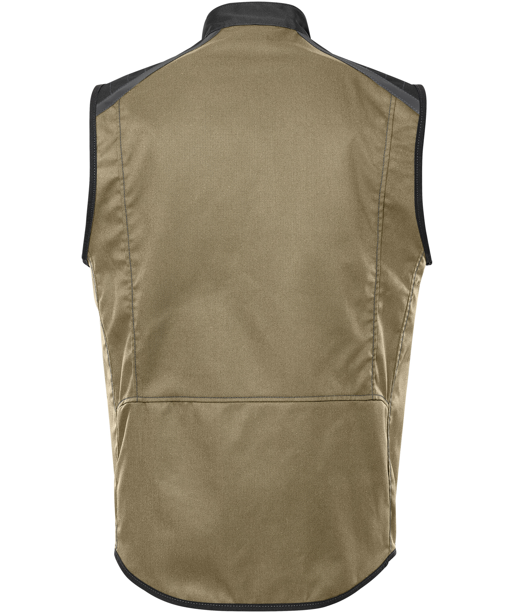Fristads work vest 5555 STFP, Khaki/Black