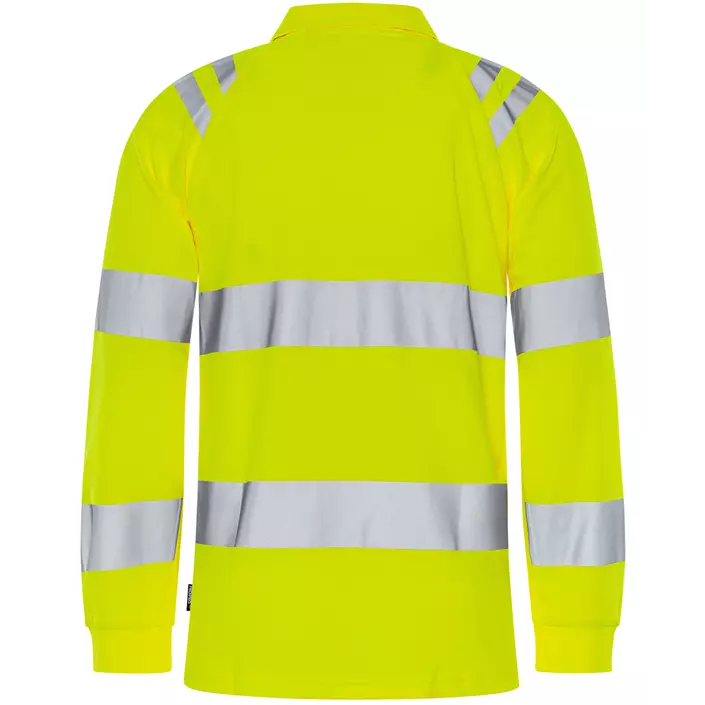 Fristads long-sleeved polo shirt 7864 GPST, Hi-Vis Yellow, large image number 2