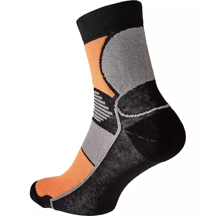 Cerva Knoxfield Basic sokker, Svart/Oransje, large image number 0