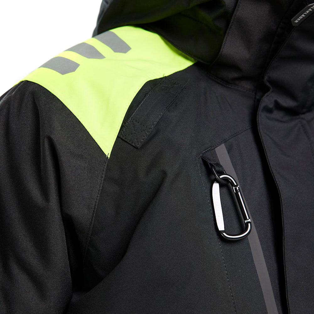 Bl&aring;kl&auml;der vinterjakke, Sort/Hi-Vis Gul, large image number 5