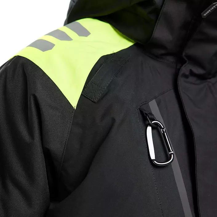Blåkläder vinterjakke, Sort/Hi-Vis Gul, large image number 5