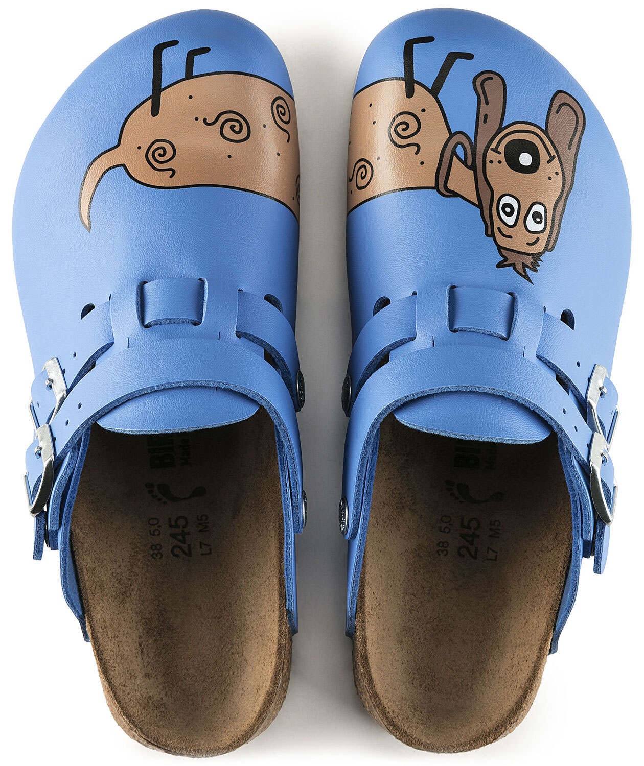 Birkenstock Kay SL Narrow Fit women's sandals, Blue, large image number 3