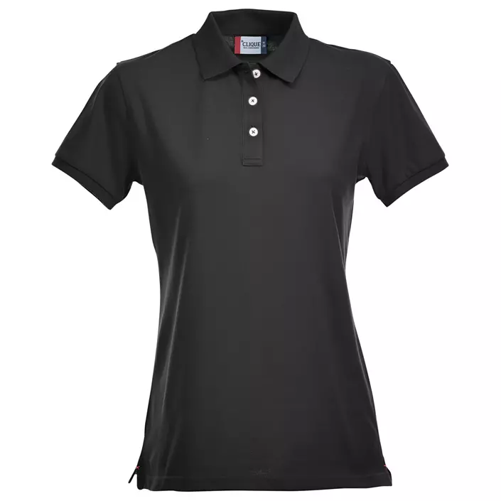 Clique Premium women's polo shirt, Black, large image number 0