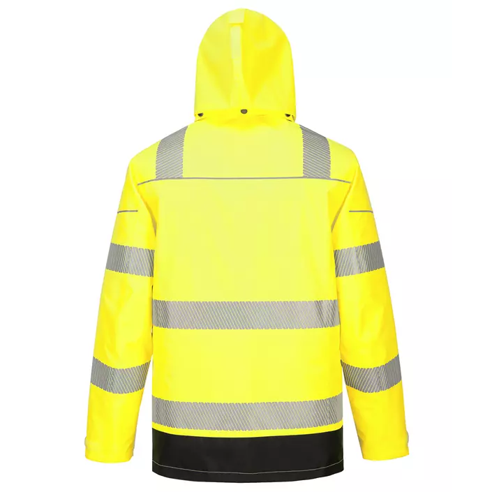Portwest PW3 5-i-1 work jacket, Hi-vis Yellow/Black, large image number 2