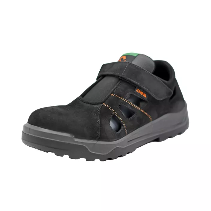 Emma Daytona XD safety sandals S1P, Black, large image number 0