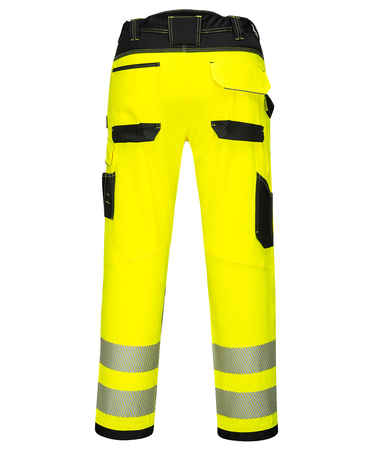 Portwest PW3 work trousers, Hi-vis Yellow/Black, large image number 1